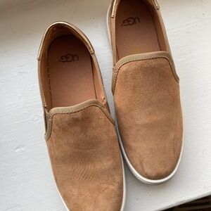 UGG Women’s Brown Suede Slip-Ons